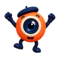 Lenzo mascot, cheering you on